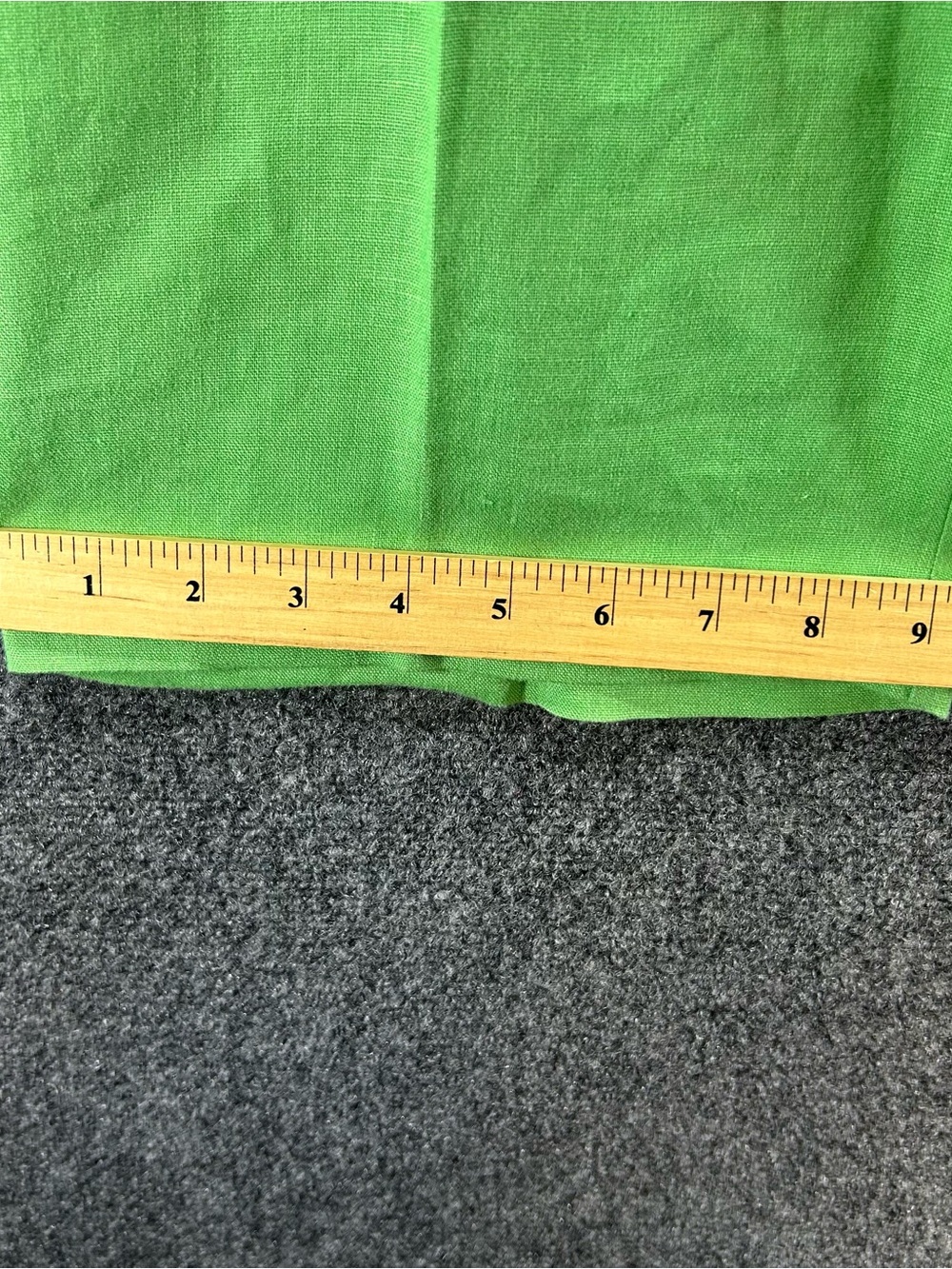 JM Collection Womens Green 100% Linen 2pc Set Blazer Sz 16 Cropped Pants Sz 14 - Picture 10 of 16